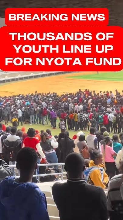YOUTH LINE UP FOR NYOTA FUND #railaodinga