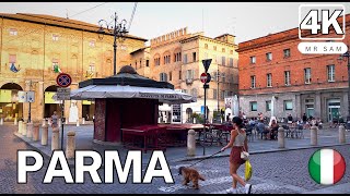 Parma, Italy , 4K Walking Tour around the City Summer 2023 🇮🇹