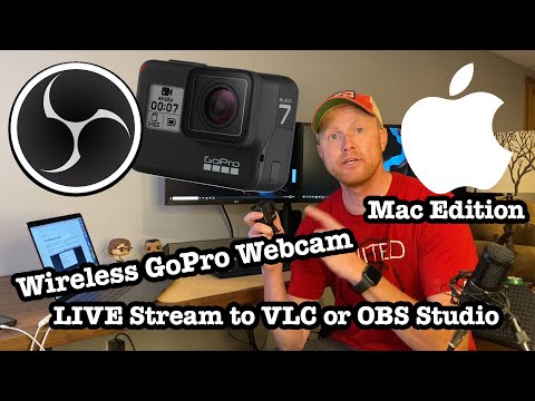 Wirelessly Stream GoPro Hero 7/8/9 to OBS Studio, VLC, Computers, etc. (MAC EDITION)