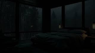 Rain Sounds for Sleeping as Gentle Thunder Echoes Beyond | Perfect for Restful Nights