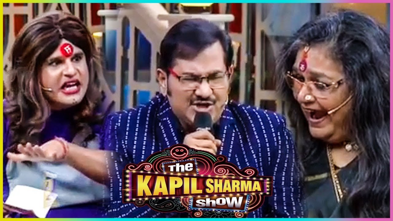 Krushna aka Sapna MASTI With Usha Uthup  Sudesh Bhosle  The Kapil Sharma Show