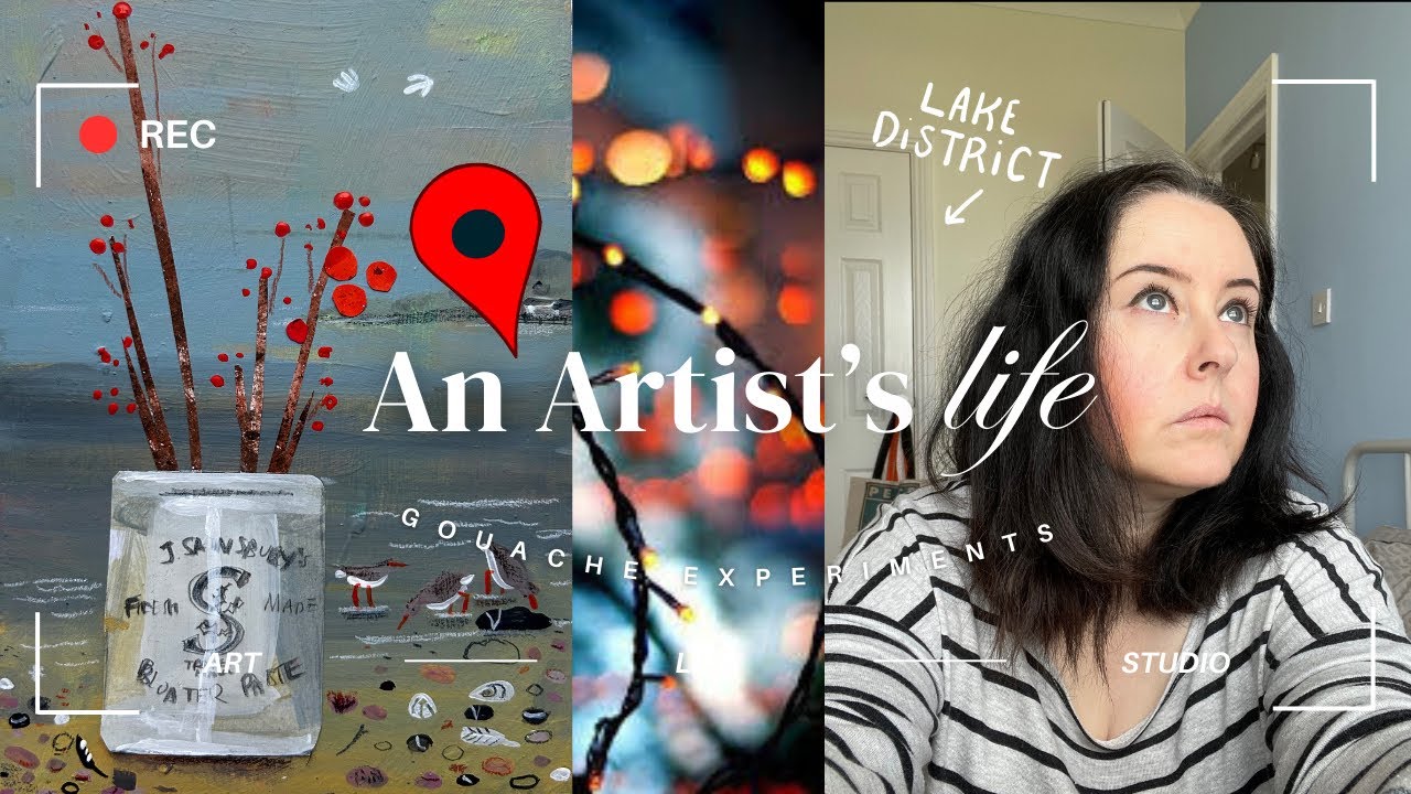 Caran D'Ache Gouache Swatching and Art Experiments in the Studio : An Artist's Life