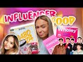 1  TAG nur INFLUENCER PRODUKTE essen!🍩😏| CARAMELLA