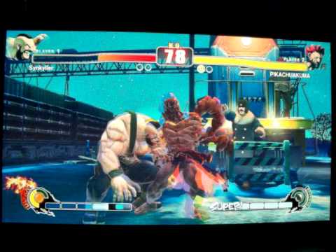 JR RODRIGUEZ ( AKUMA ) VS SynKyller ( ZANGIEF ) STREET FIGHTER IV ON XBOX 360 GAME 1