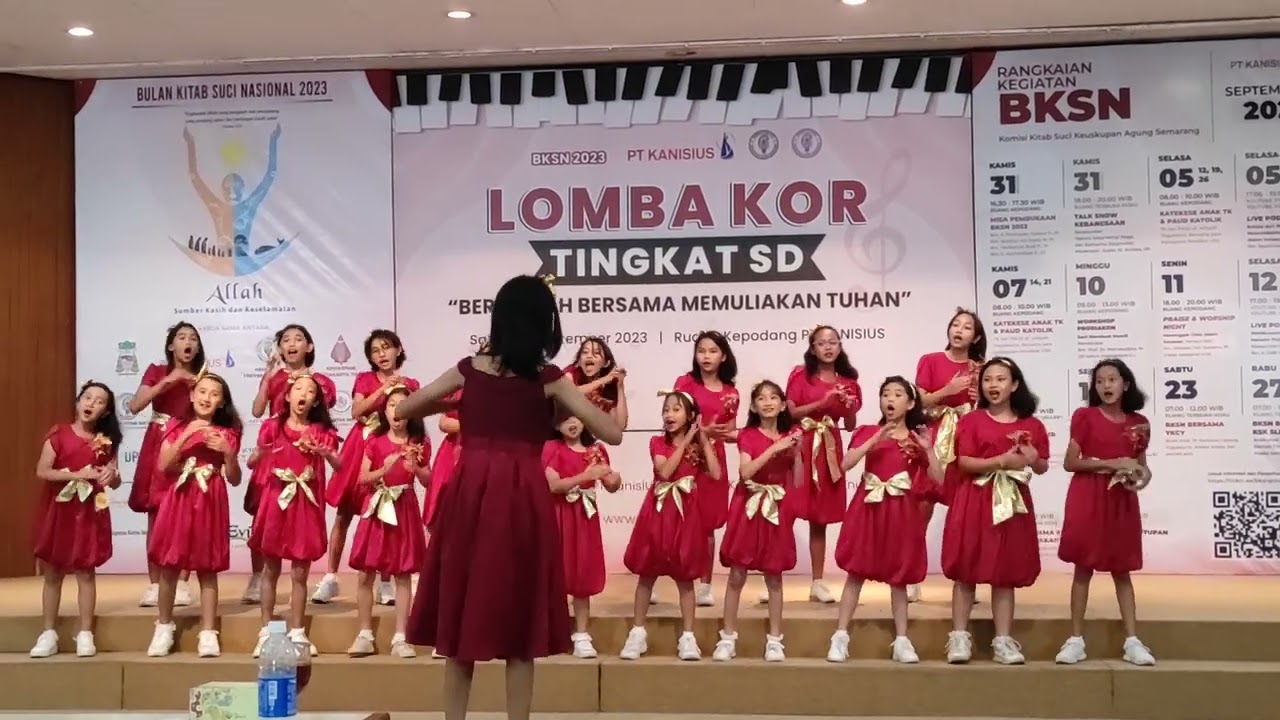 VINCENTIA CHOIR -Juara 1 Lomba Paduan Suara BKSN 2023 tingkat SD Se-Keuskupan Agung Semarang