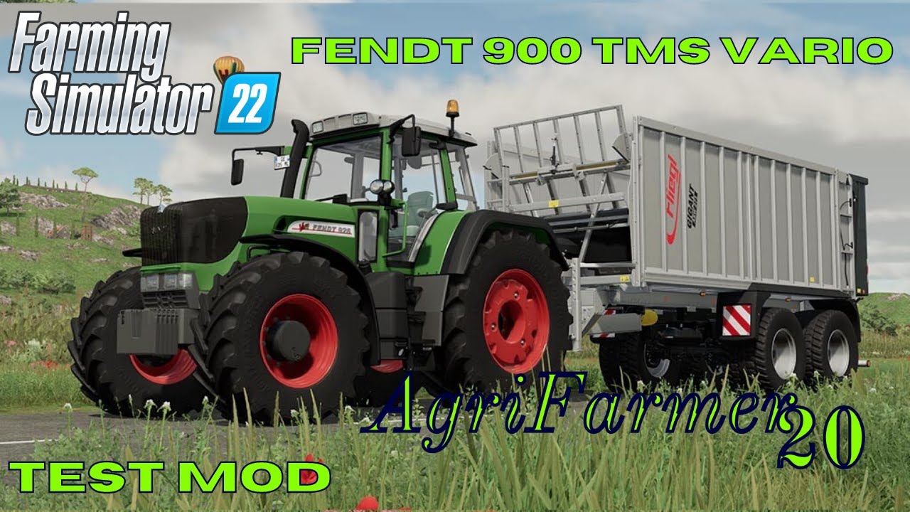 Farming Simulator 22 - Fendt 900 TMS Vario (console/PC) - TEST MOD