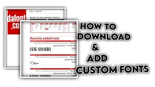 How to download custom fonts | add custom fonts | fonts setting | da font website |#trendingtutorial screenshot 5