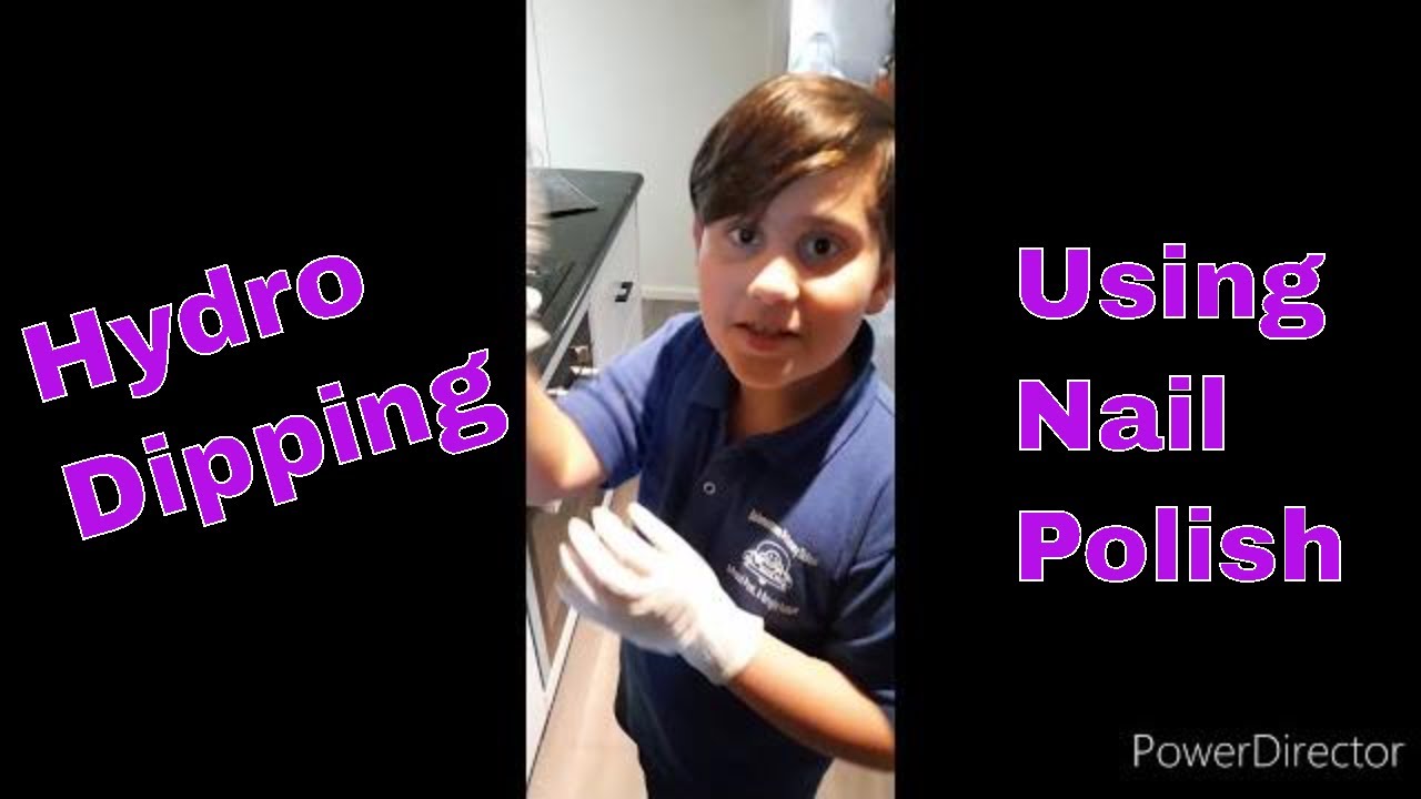 hydro dipping with nail polish YouTube