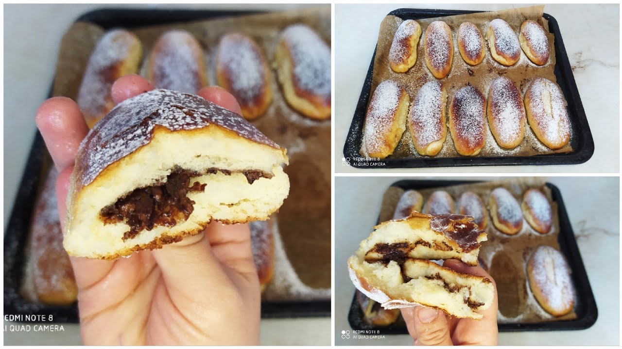 بريوش خفيف ومحشي شوكولا