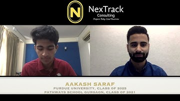 Aakash Saraf - Purdue University - NexTrack Testimonial
