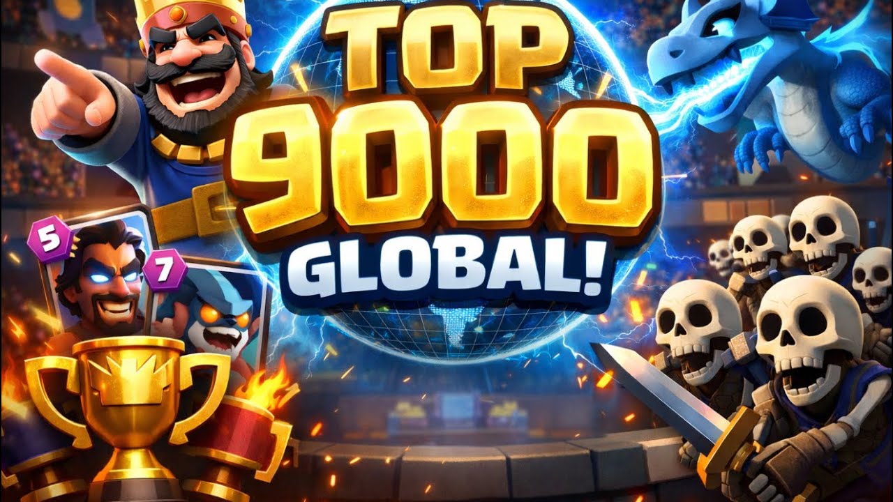 Top 9000 Global Gameplay | Clash Royale PRO Matches