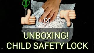REFRIGERATOR LOCK | Child Safety Lock Unboxing & Easy Installation! 🔒👶