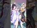 Columbina Sandrone もしもし聞こえてる？ mosi mosi? 【Genshin Impact MMD】#columbina #sandrone