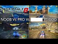 ASPHALT 8 - NOOB VS PRO VS GOD PT - 2