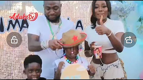 Davido and Sophia Momodu Celebrates Daughters Birthday Imade Adeleke