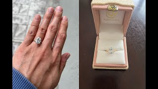 3 ct Oval Moissanite Engagement Ring and how I feel about it 3 years later