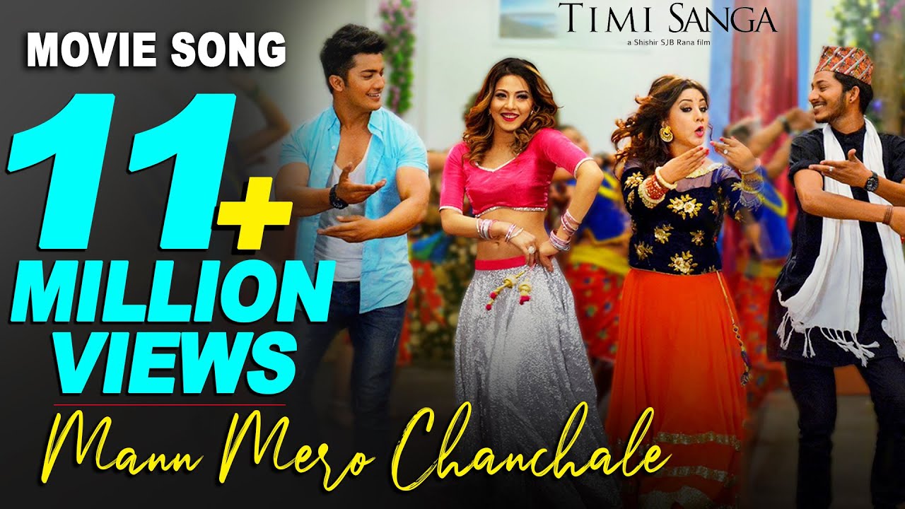 Mann Mero Chanchale Nepali Movie Song   TIMI SANGA  Samragyee RL Shah Karishma Najir Aakash