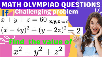 Nice Algebra Problem|Math Olympiad Questions@AyaansMath