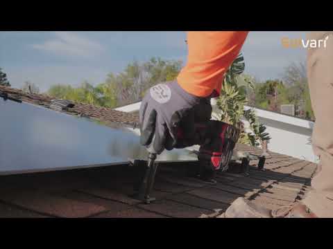 Solar panel installation 10 minutes per kW, 4 times faster than historical solar racking and panels