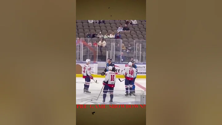 pre game showdown!! Nico Blachman and Travis Howe ...