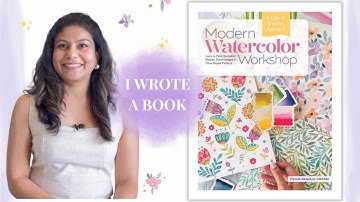 Modern Watercolor Workshop: Official Book Release Teaser | Pre-order August 1, 2024