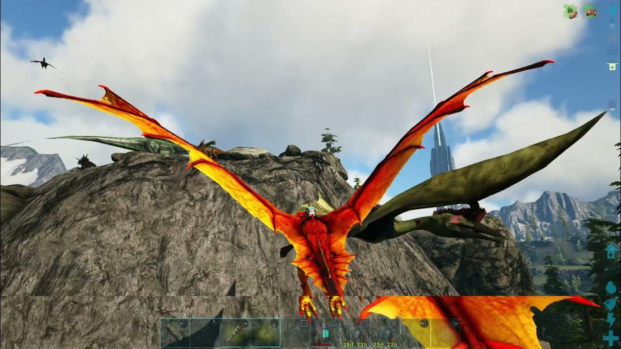 ARK Survival Evolved Ember Crystal Wyvern YouTube