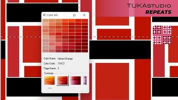 Color Atlas in the Repeats Module | TUKAstudio Video Help | Fabric Design Software | Repeats