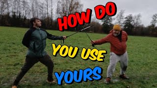 15 ways to walk with trekking poles, if your an idiot