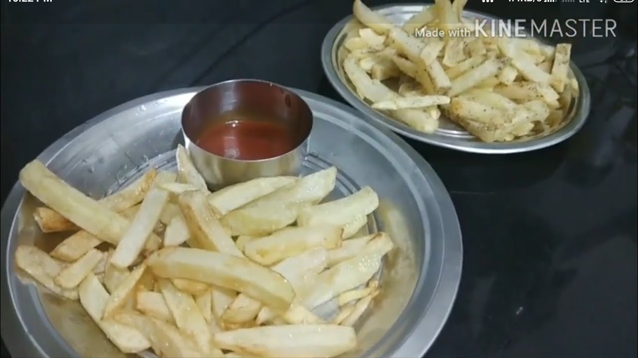 Crispy Homemade Fresh Potato French Fries - YouTube