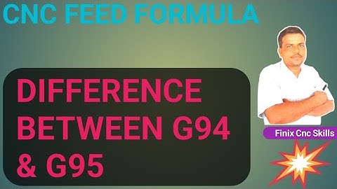 Difference Between G94 G95 CNC Code || G94 G95 cnc Feed code | Cnc Feed Calculations #feed #cnc #2d