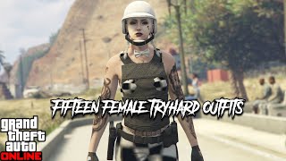 Gta 5 Online 15 Female Tryhard Outfit Components Ps4Ps5Xbox Oneseries X&Spc Ultimate Pack