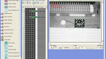 DMC reading with EyeVision * DMC lesen mit EyeVision