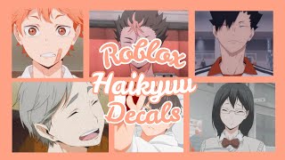 ROBLOX || Bloxburg x Royale High ~ Aesthetic Haikyuu Decals Ids