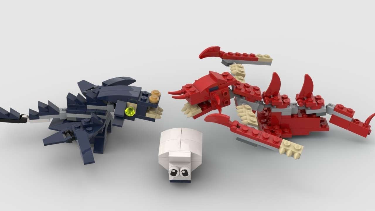 LEGO 31088 MOC, Alternate Build: The Dragon Fight - YouTube