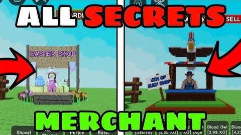 All Secrets TRAVELLING MERCHANTS in Grow a Garden… ( Pet Mutations Update )