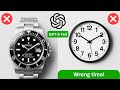 GPT-5 fails to generate analog clock images with correct time