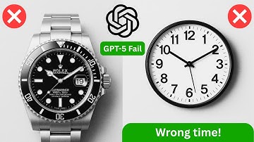 GPT-5 fails to generate analog clock images with correct time