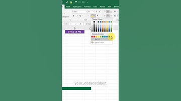 Create Digital Clock in Excel ⏲️ #excel #data #dataanalysis #exceltips