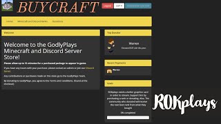 Setting up Buycraft (inc. Promo code/walkthrough of the store.)