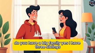 Family & Relationships: 2000+ Daily Questions and Answers for Intermediate English Learners