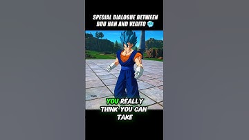 Special Dialogue Between Buuhan And Vegito 🤯 #crashout #vegito #sparkingzero #dragonballz #dbz