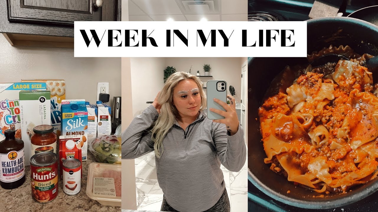 WEEK IN MY LIFE: microblading, tik tok lasagna soup + anxiety