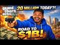 🔴 LIVE - GTA5 Online Gameplay 20 Million Today?! Road To 1B! Dollar Challenge!