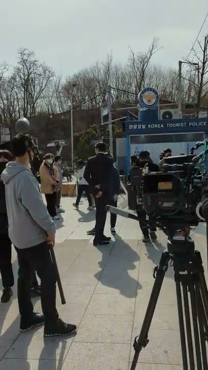 SF9 Rowoon filming Netflix's Korean Drama 'Tomorrow' in Itaewon Seoul South Korea