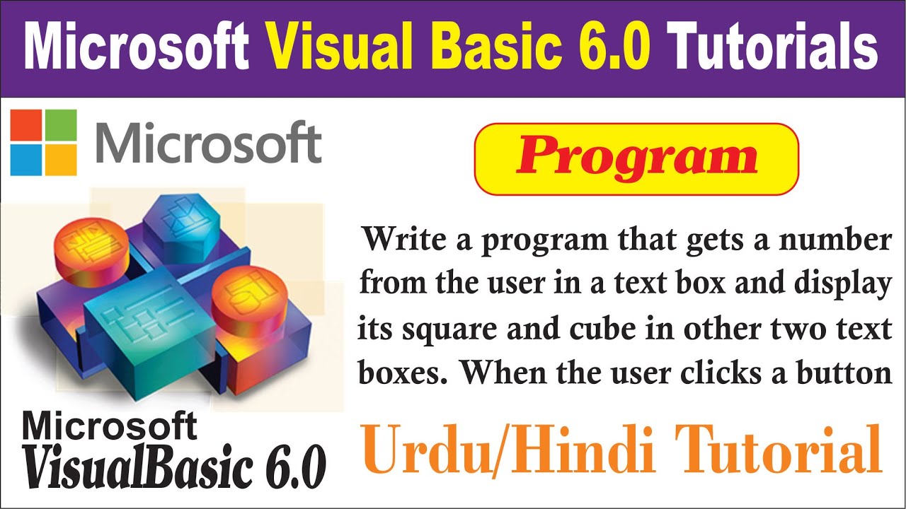 Find Square and Cube of a number get from User | Microsoft Visual Basic ...