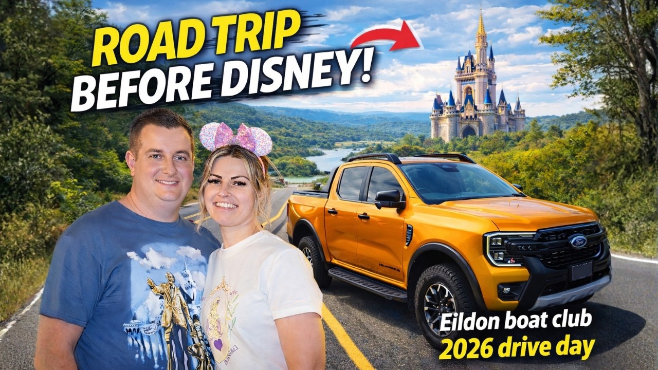 Road Trip Before DISNEY WORLD! 🚗 EILDON BOAT CLUB Drive Day Vlog!