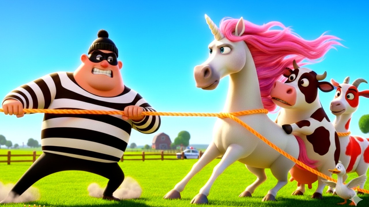 Thief in Old MacDonald’s Farm 😱 | Every Animal Is Gone! 🐄🐎 Princess Rescue Stories