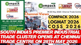 Compack International Packing Expo Logmat Safety Security Expo May 28-30-2026 Chennai Trade Centre