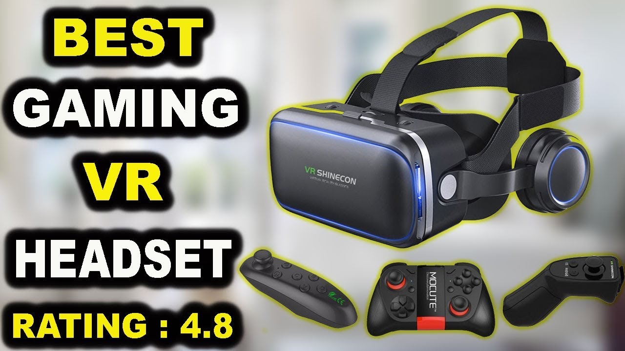 Best VR Headset For Gaming Shinecon 6.1 Virtual Reality 3D Glasses