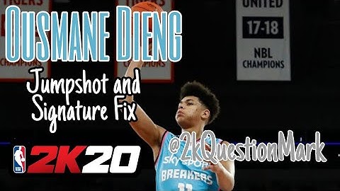 Ousmane Dieng Jumpshot and Signature Fix Nba 2k20 Mobile @2kQuestionMark